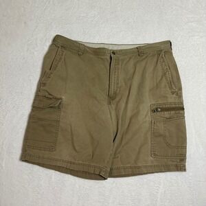 Columbia Men's North Creek Cargo Shorts Size 38 Tan Khaki Hiking Outdoor Utility